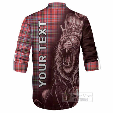 Straiton Tartan Ghillie Shirt Roaring Lion Heritage
