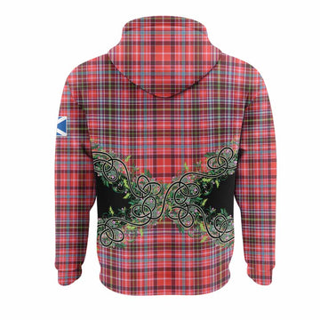 Straiton Tartan Hoodie Thistle Scottish Spirit