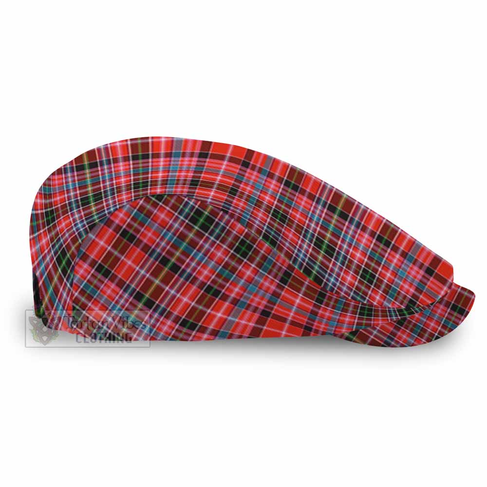 Straiton Tartan Jeff Cap, Tartan Flat Cap