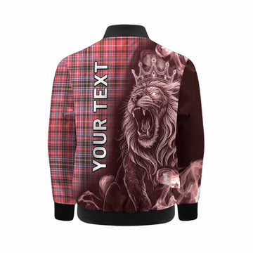 Straiton Tartan Kid Bomber Jacket Roaring Lion Heritage