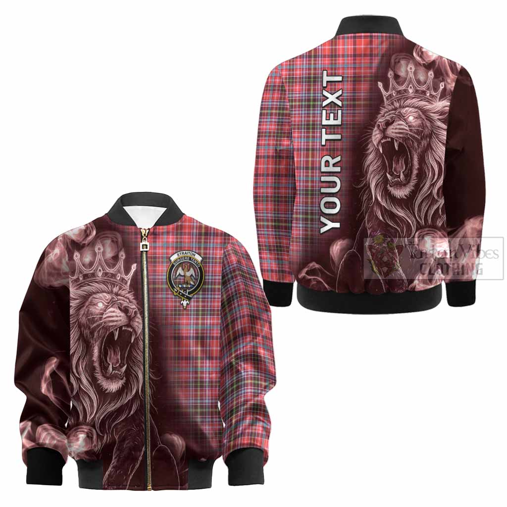Straiton Tartan Kid Bomber Jacket Roaring Lion Heritage