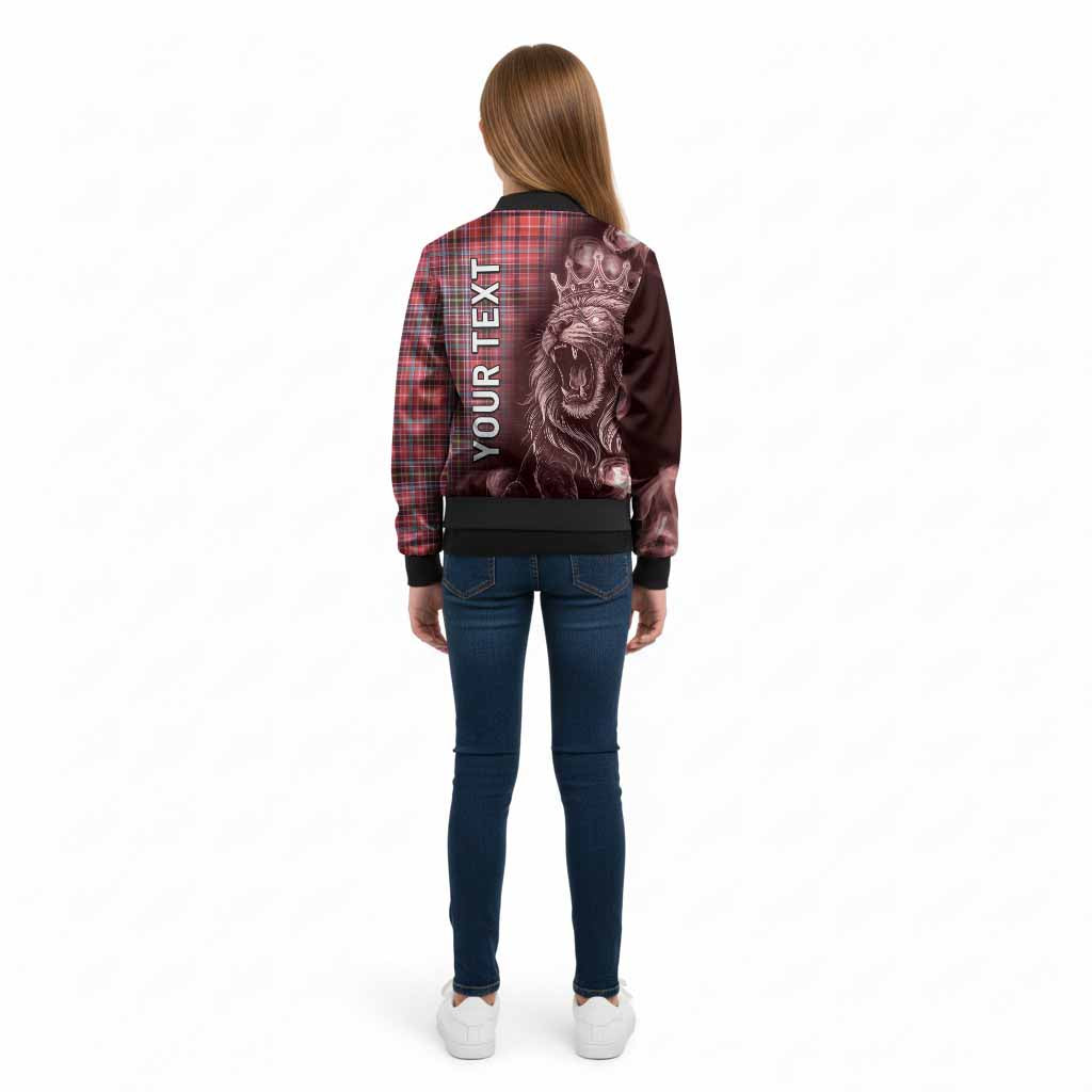 Straiton Tartan Kid Bomber Jacket Roaring Lion Heritage