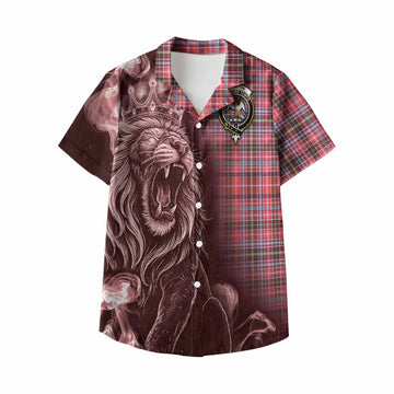 Straiton Tartan Kid Hawaiian Shirt Roaring Lion Heritage