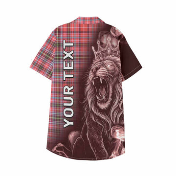 Straiton Tartan Kid Hawaiian Shirt Roaring Lion Heritage