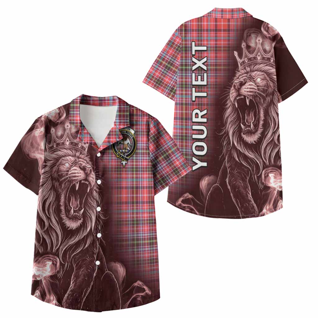 Straiton Tartan Kid Hawaiian Shirt Roaring Lion Heritage
