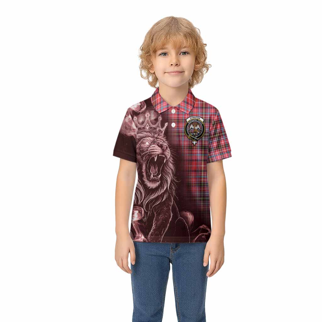 Straiton Tartan Kid Polo Shirt Roaring Lion Heritage