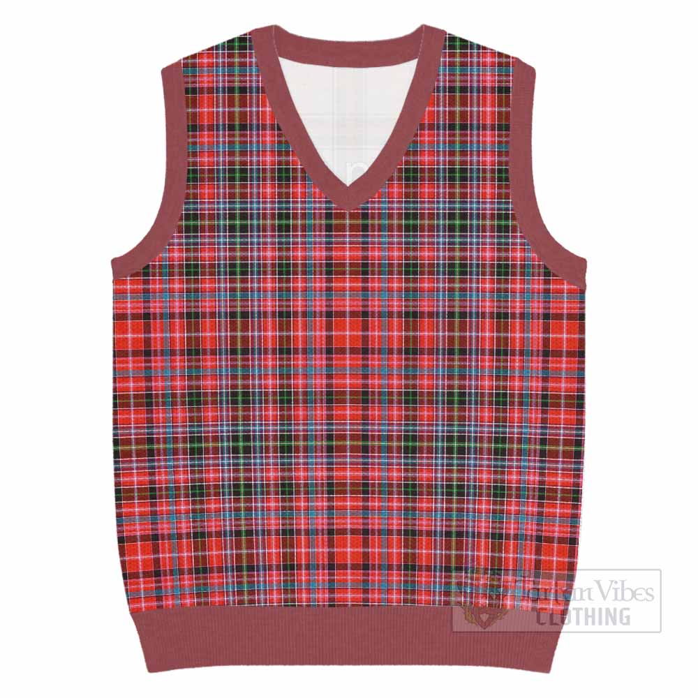 Straiton Tartan Knitted V-Neck Vest - Tartan Vibes Clothing