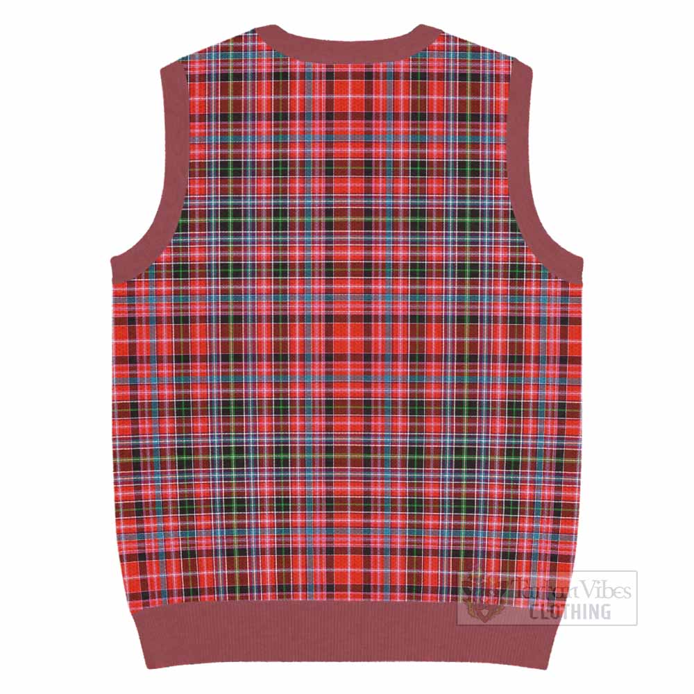 Straiton Tartan Knitted V-Neck Vest - Tartan Vibes Clothing