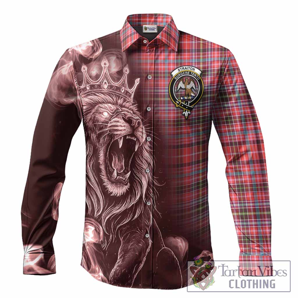 Straiton Tartan Long Sleeve Button Shirts Roaring Lion Heritage