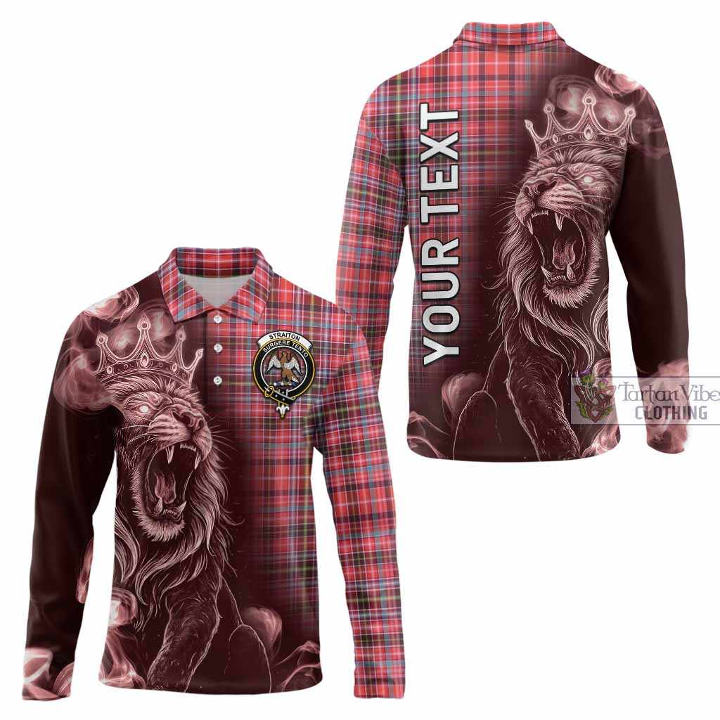 Straiton Tartan Long Sleeve Polo Shirt Roaring Lion Heritage