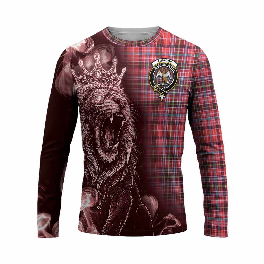 Straiton Tartan Long Sleeve T-Shirt Roaring Lion Heritage