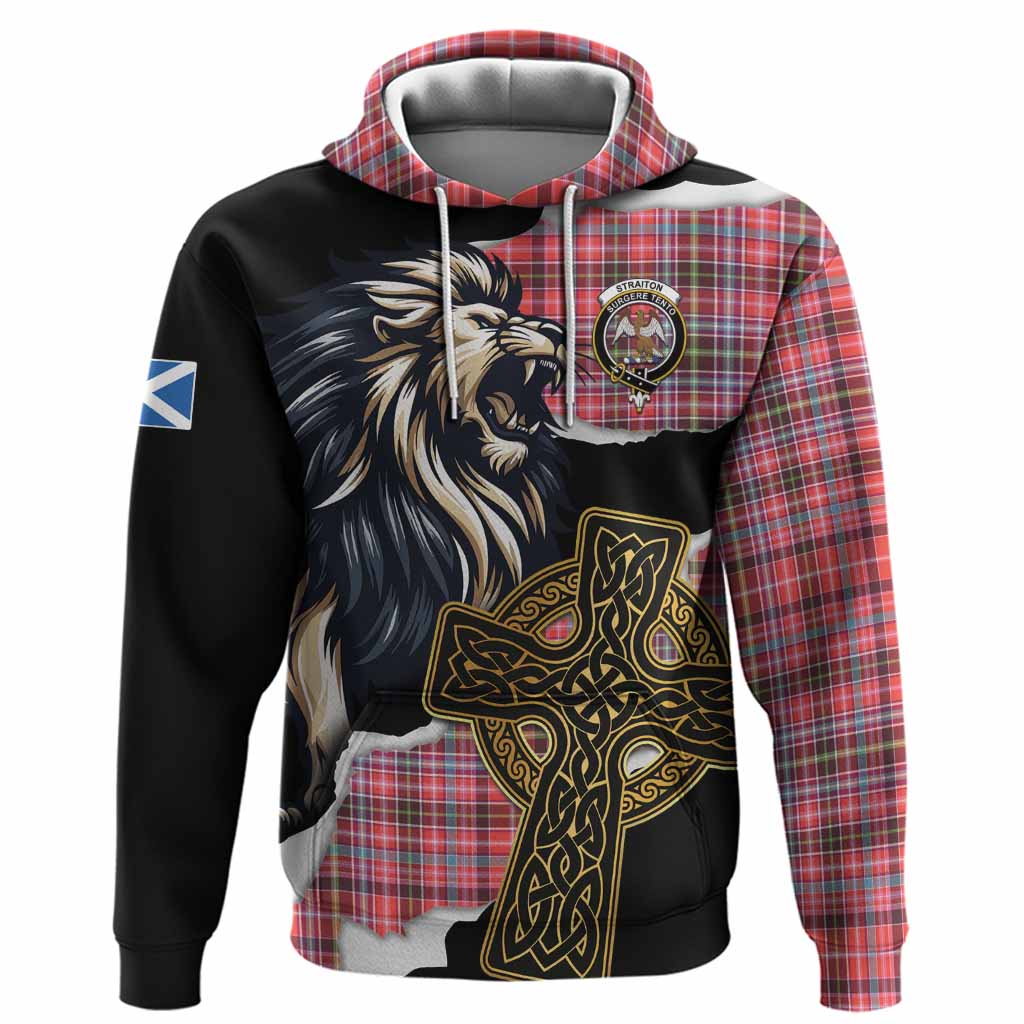 Straiton Tartan Scottish Hoodie Lion Celtic Heritage