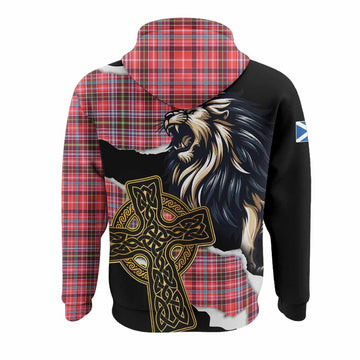 Straiton Tartan Scottish Hoodie Lion Celtic Heritage