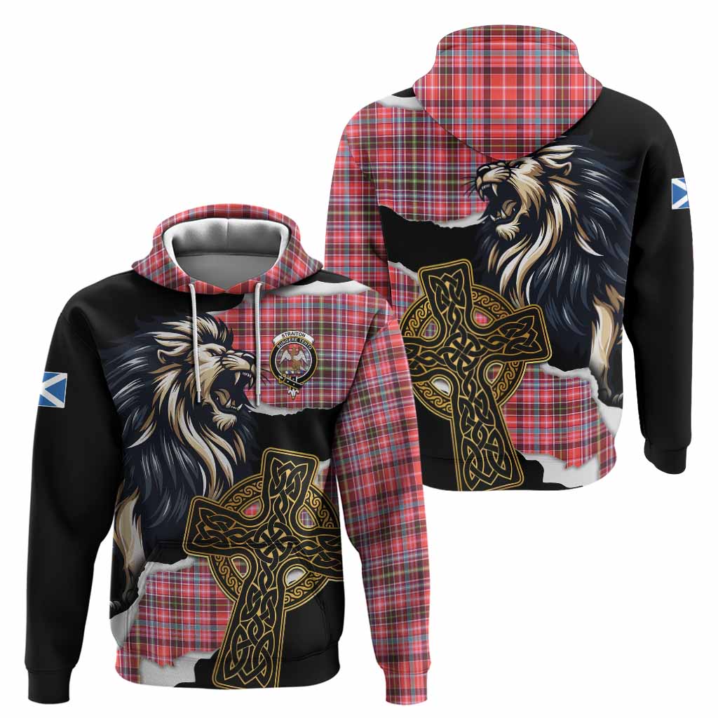 Straiton Tartan Scottish Hoodie Lion Celtic Heritage