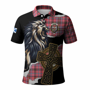 Straiton Tartan Scottish Polo Shirt Lion Celtic Heritage