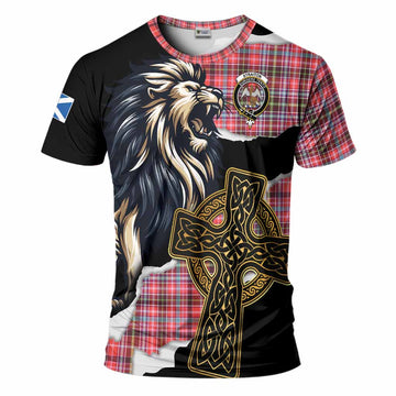 Straiton Tartan Scottish T-Shirt Lion Celtic Heritage