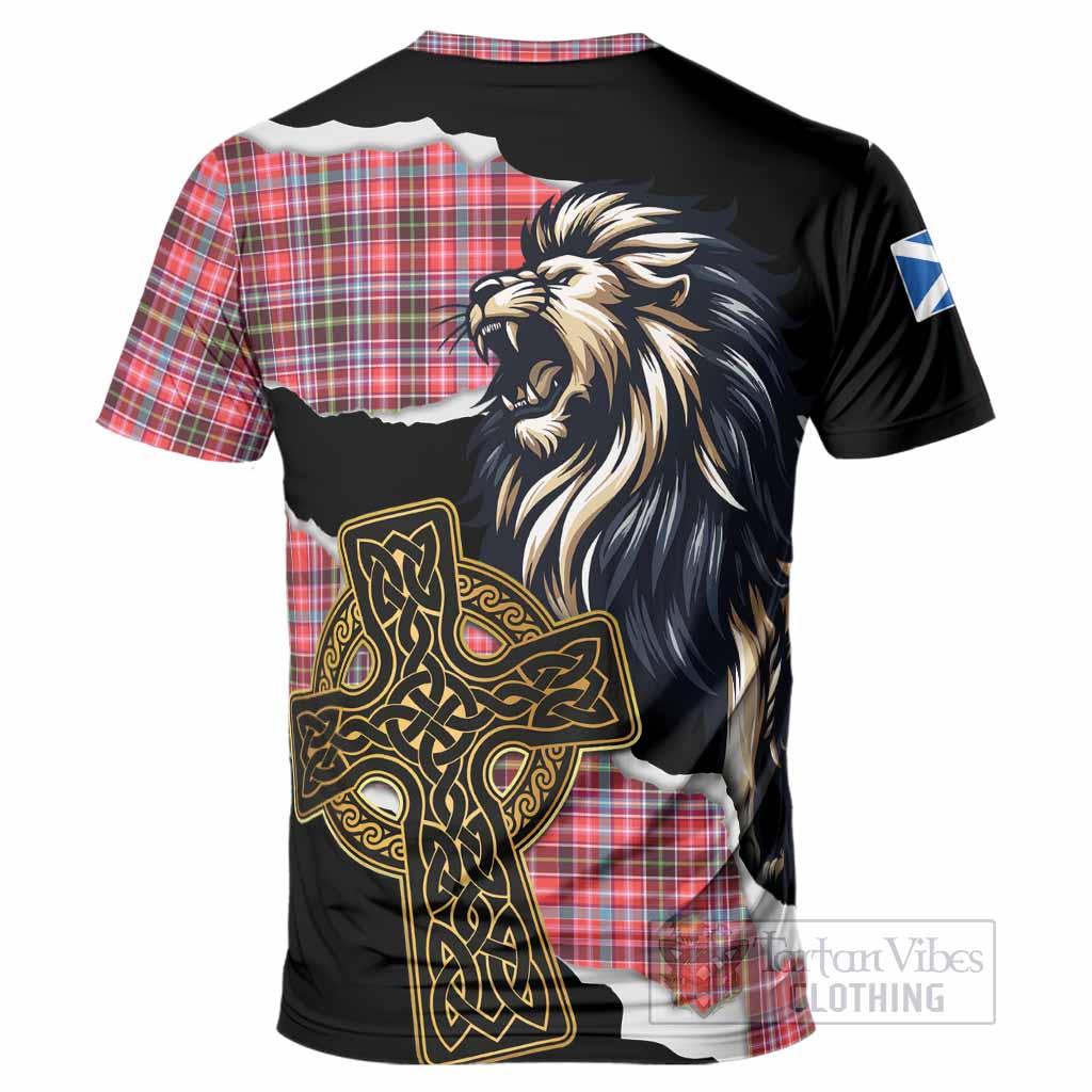 Straiton Tartan Scottish T-Shirt Lion Celtic Heritage