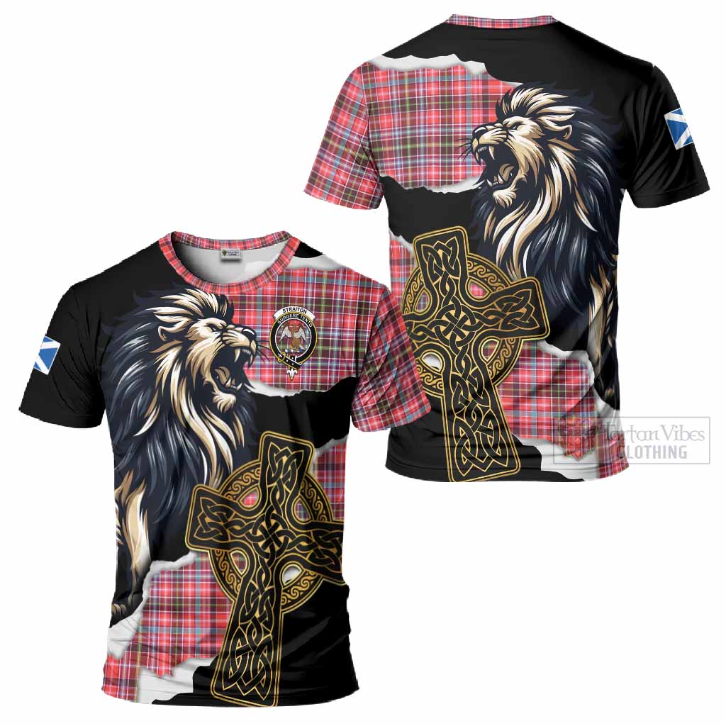 Straiton Tartan Scottish T-Shirt Lion Celtic Heritage