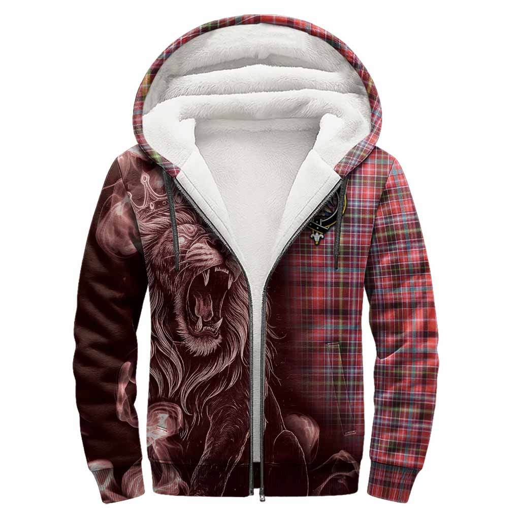 Straiton Tartan Sherpa Hoodie Roaring Lion Heritage