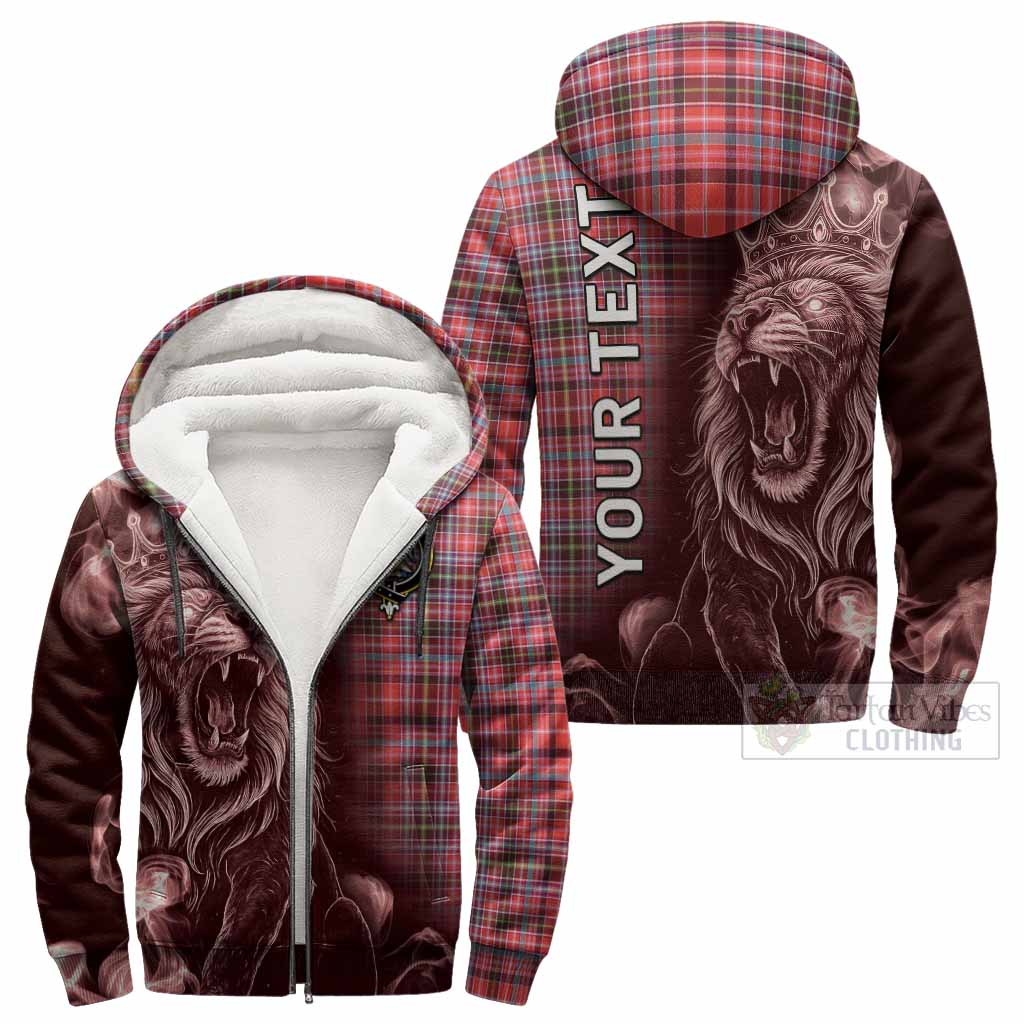 Straiton Tartan Sherpa Hoodie Roaring Lion Heritage