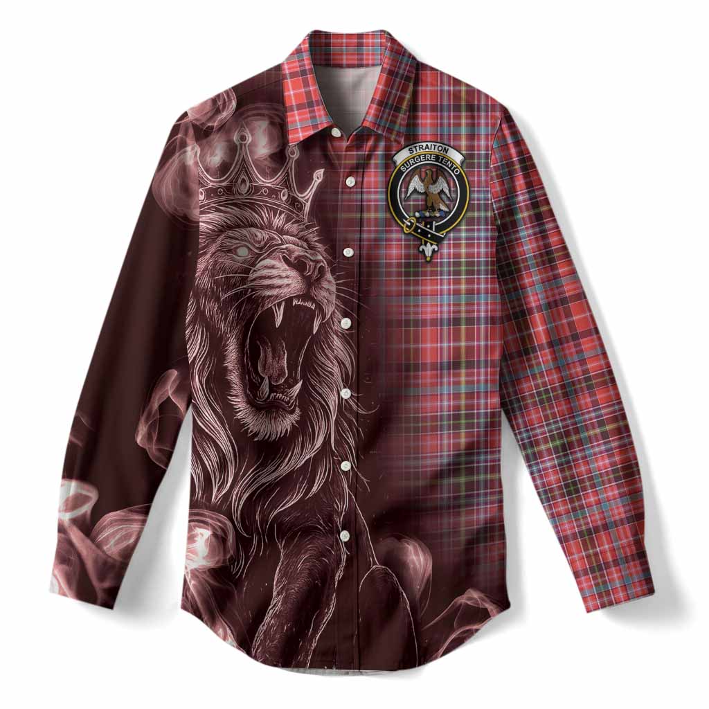 Straiton Tartan Women Casual Shirt Roaring Lion Heritage