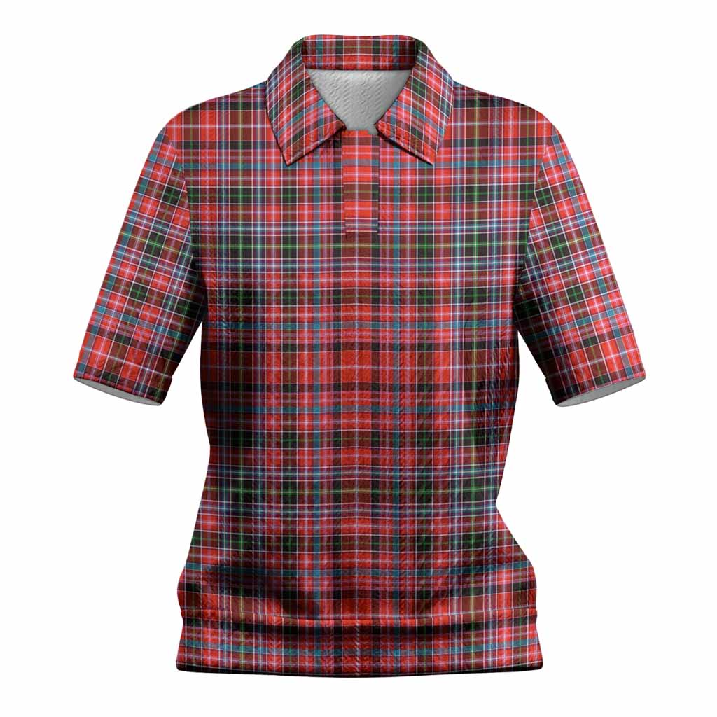 Straiton Tartan Women’s Polo Sweater Top