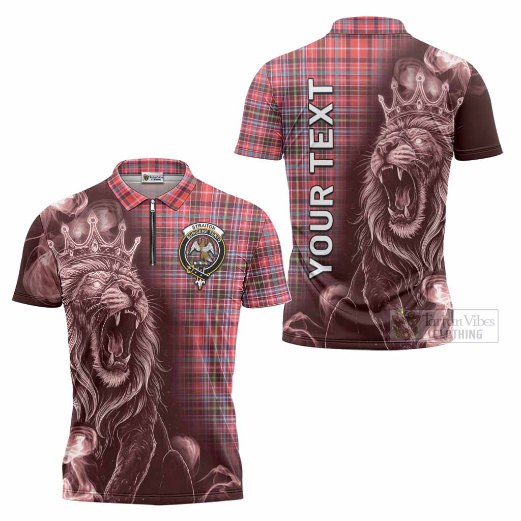 Straiton Tartan Zipper Polo Shirt Roaring Lion Heritage