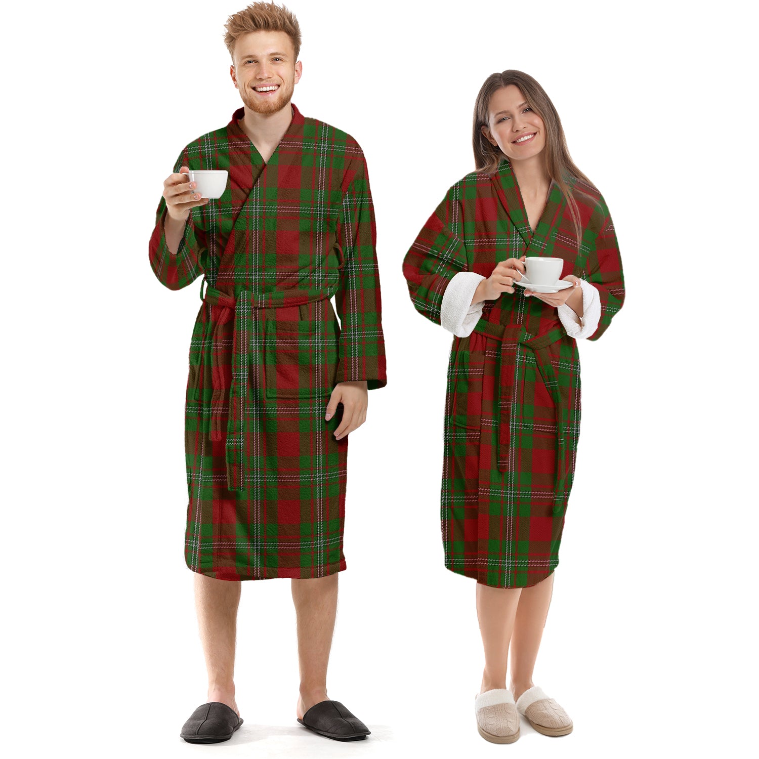 Strange (Strang) Tartan Bathrobe Unisex S - Tartan Vibes Clothing
