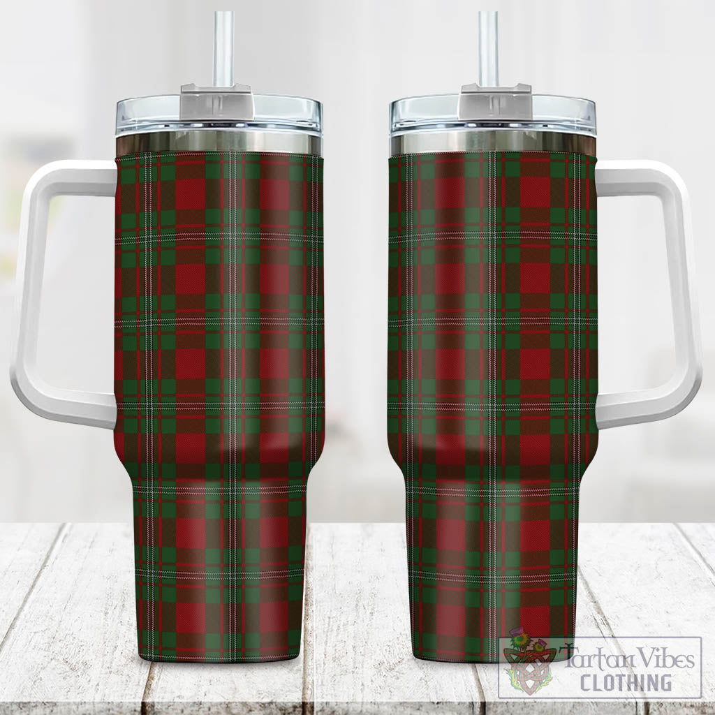 Tartan Vibes Clothing Strange Tartan Tumbler with Handle