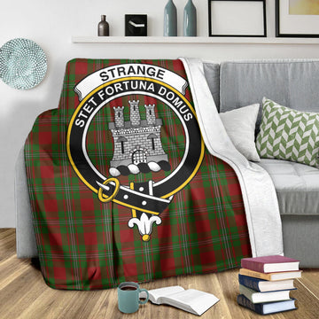 Strange Tartan Blanket with Family Crest