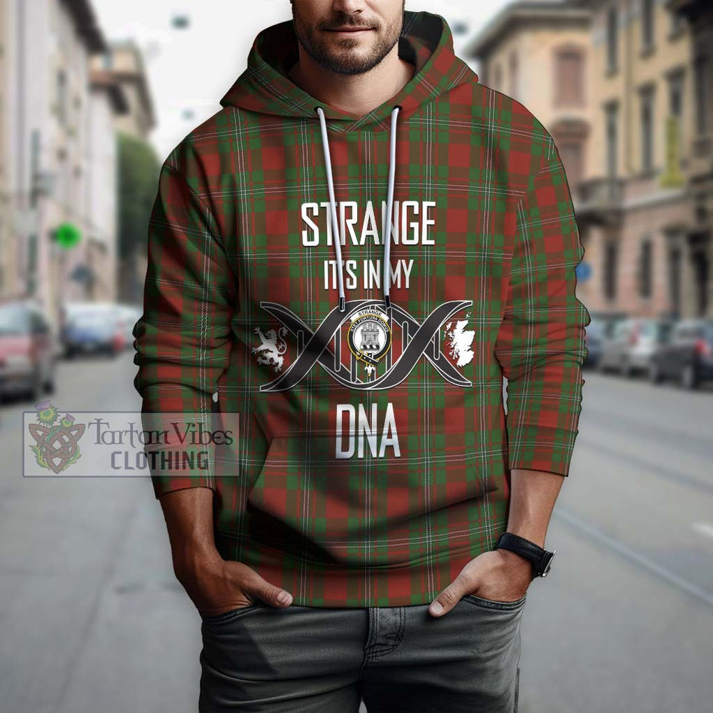 Strange (Strang) Tartan Hoodie with Family Crest DNA In Me Style Pullover Hoodie - Tartanvibesclothing Shop