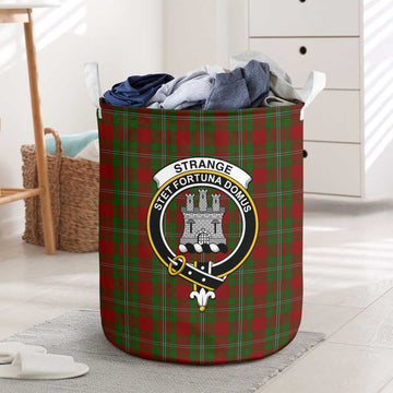 Strange (Strang) Tartan Laundry Basket with Family Crest