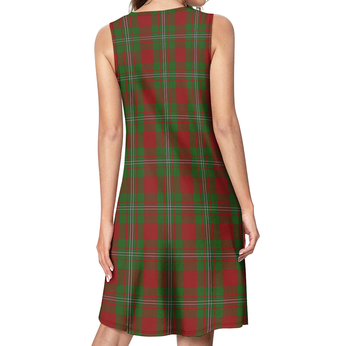 Strange Tartan Womens Casual Dresses - Tartanvibesclothing