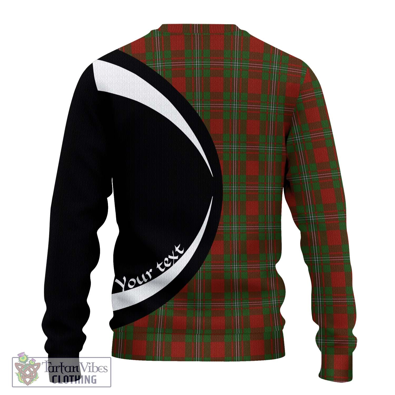 Strange (Strang) Tartan Knitted Sweater with Family Crest Circle Style - Tartan Vibes Clothing