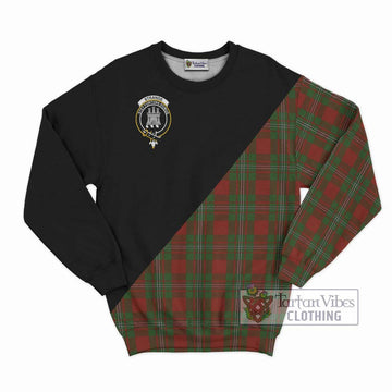 Strange (Strang) Tartan Sweatshirt with Family Crest and Military Logo Style
