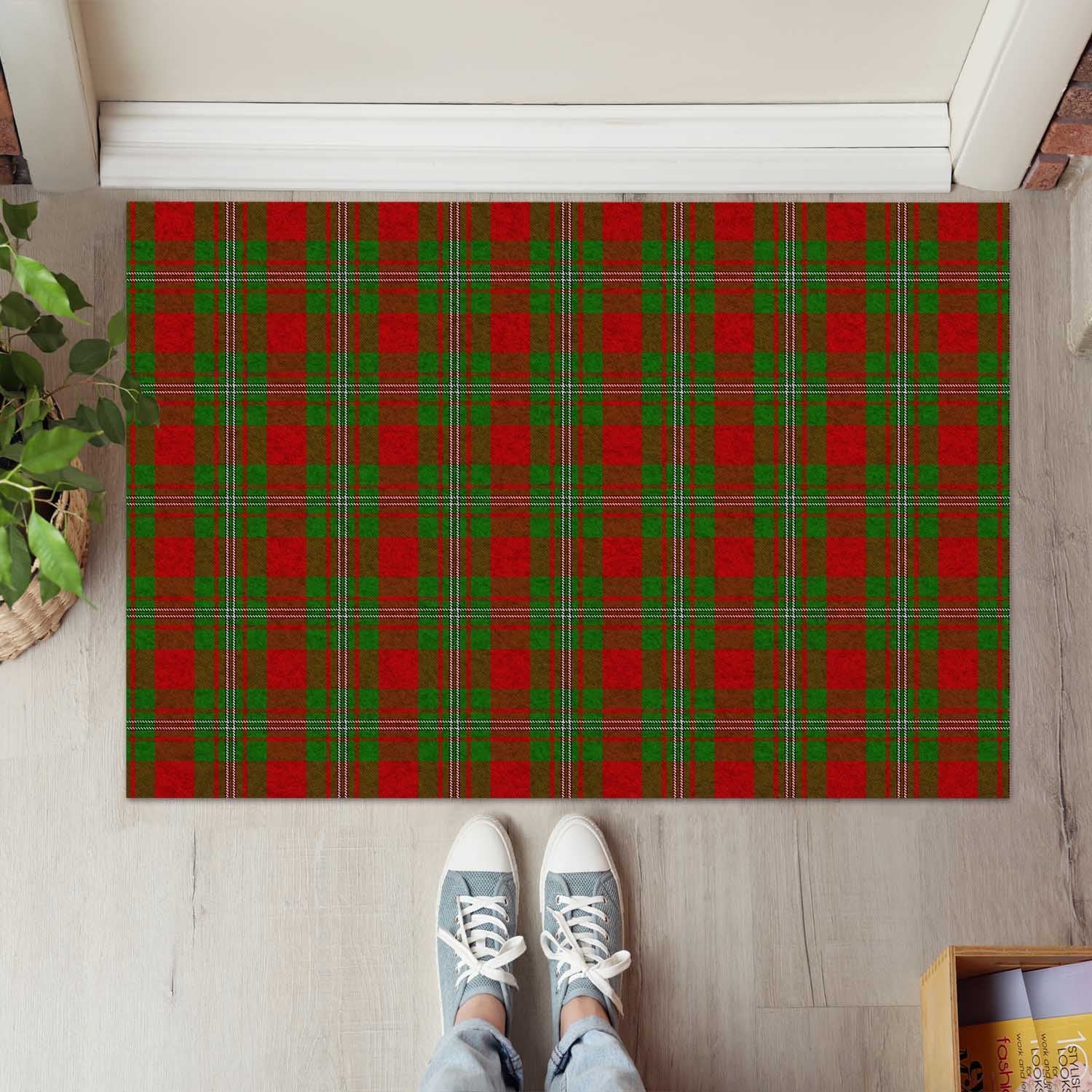 Strange Tartan Door Mat - Tartanvibesclothing Shop