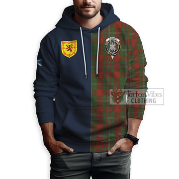 Strange (Strang) Tartan Hoodie Alba with Scottish Lion Royal Arm Half Style
