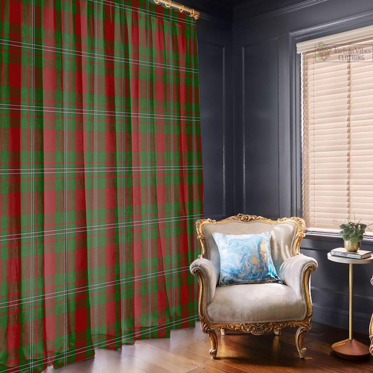 Strange Tartan Window Curtain
