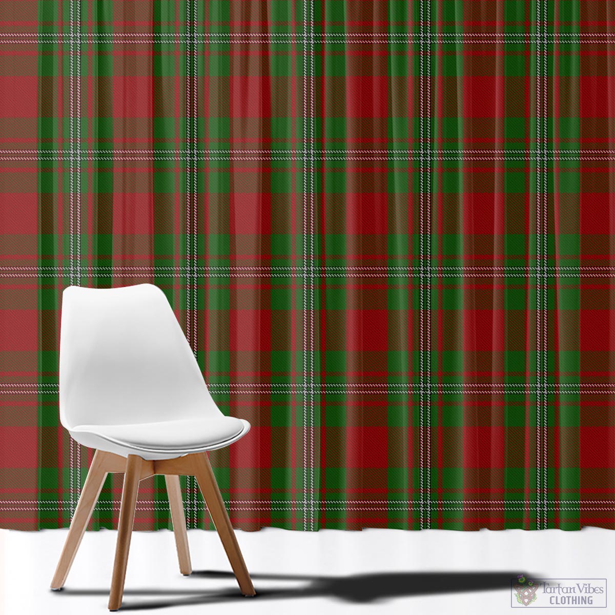 Strange Tartan Window Curtain