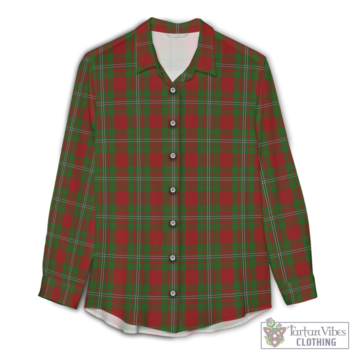 Strange Tartan Womens Casual Shirt