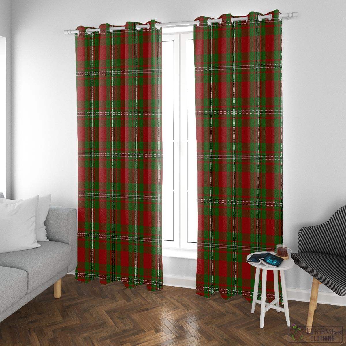 Strange Tartan Window Curtain