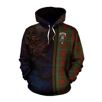 Strange (Strang) Tartan Family Crest Cotton Hoodie Alba Gu Brath Be Brave Lion Ancient Style