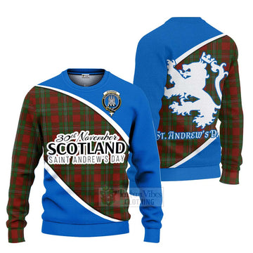 Tartan Vibes Clothing Strange (Strang) Family Crest Tartan Knitted Sweater Celebrate Saint Andrew's Day in Style