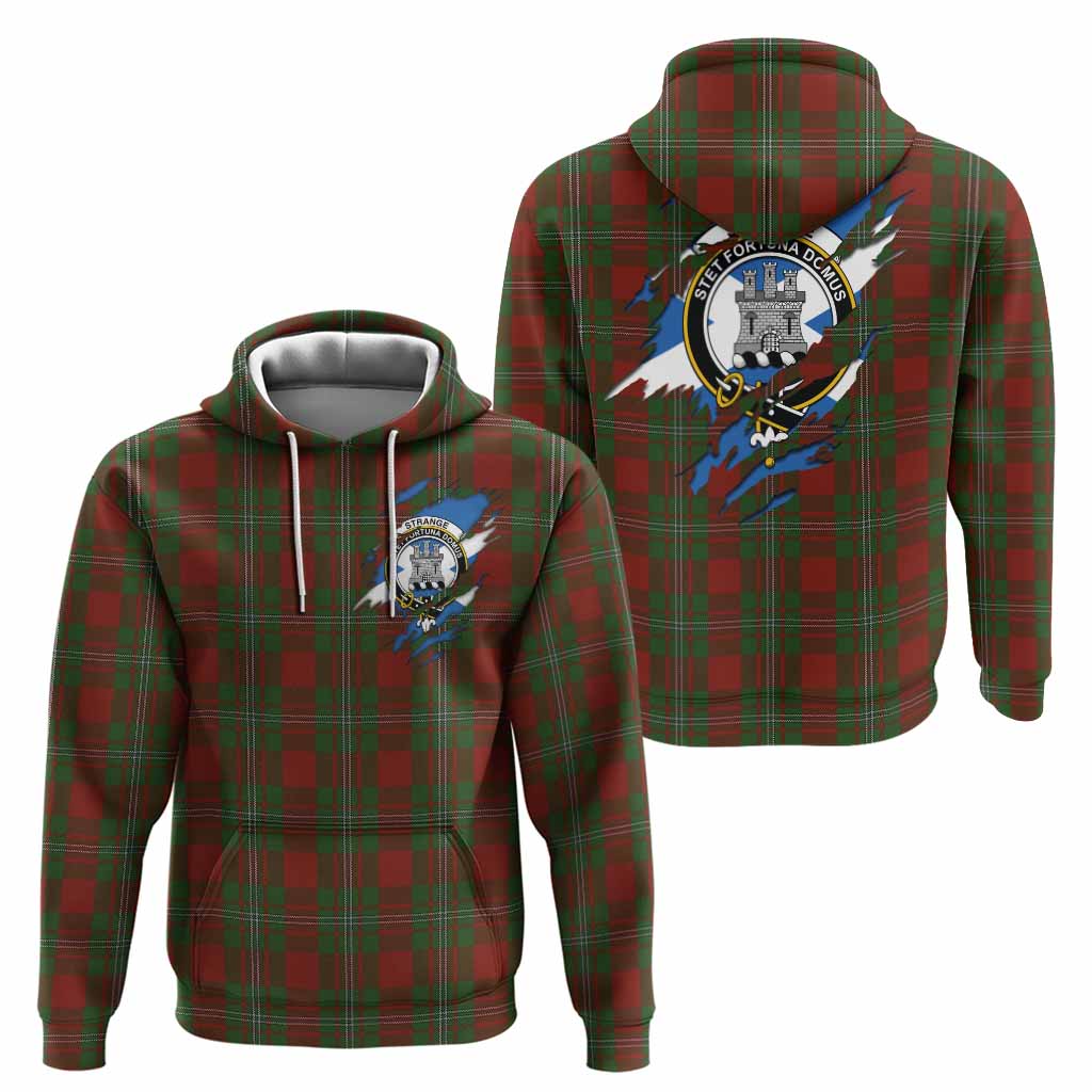 Strange (Strang) Clan Crest In Me Tartan Hoodie Scotland Flag Style