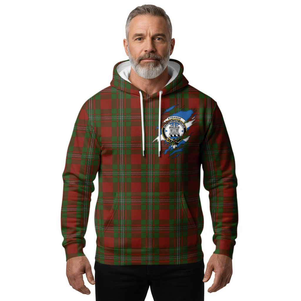 Strange (Strang) Clan Crest In Me Tartan Hoodie Scotland Flag Style