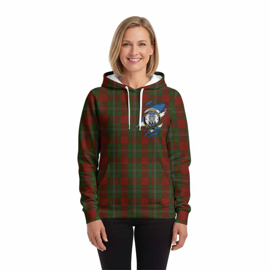 Strange (Strang) Clan Crest In Me Tartan Hoodie Scotland Flag Style