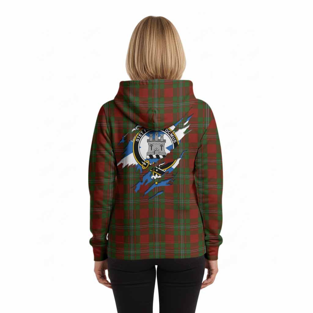 Strange (Strang) Clan Crest In Me Tartan Hoodie Scotland Flag Style
