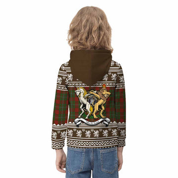 Strange (Strang) Clan Tartan Crest Christmas Kid Hoodie Coat of Arms Funny Style