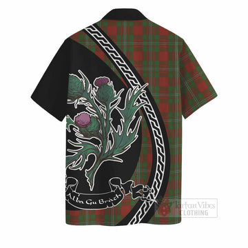 Strange (Strang) Family Crest Tartan Hawaiian Shirt Alba Thistle Inspired - Tartan Vibes Clothing