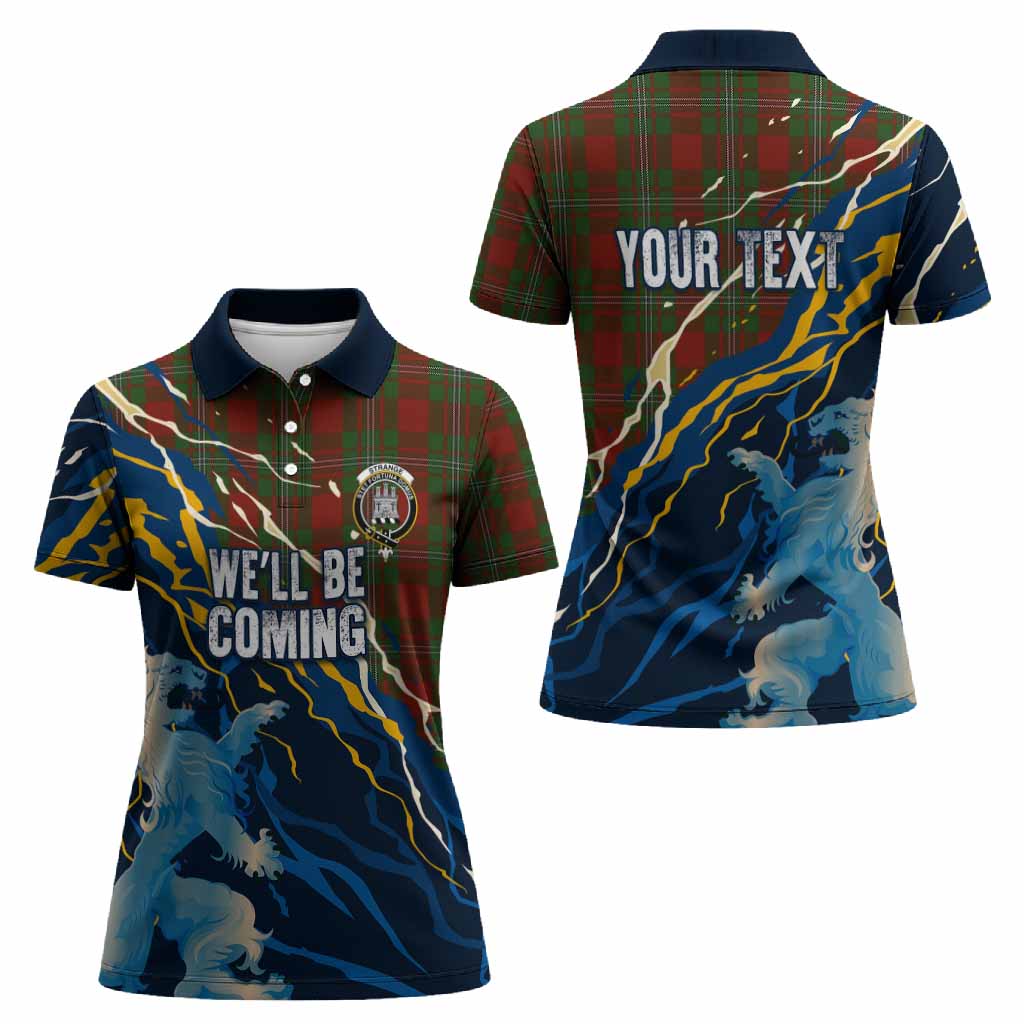 Strange (Strang) Scotland Tartan Women Polo Shirt WC2026 Football - We'll Be Coming